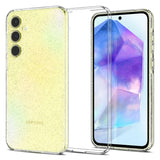 Husa pentru Samsung Galaxy A55 5G A556, Spigen, Liquid Crystal Glitter, Transparenta ACS07538