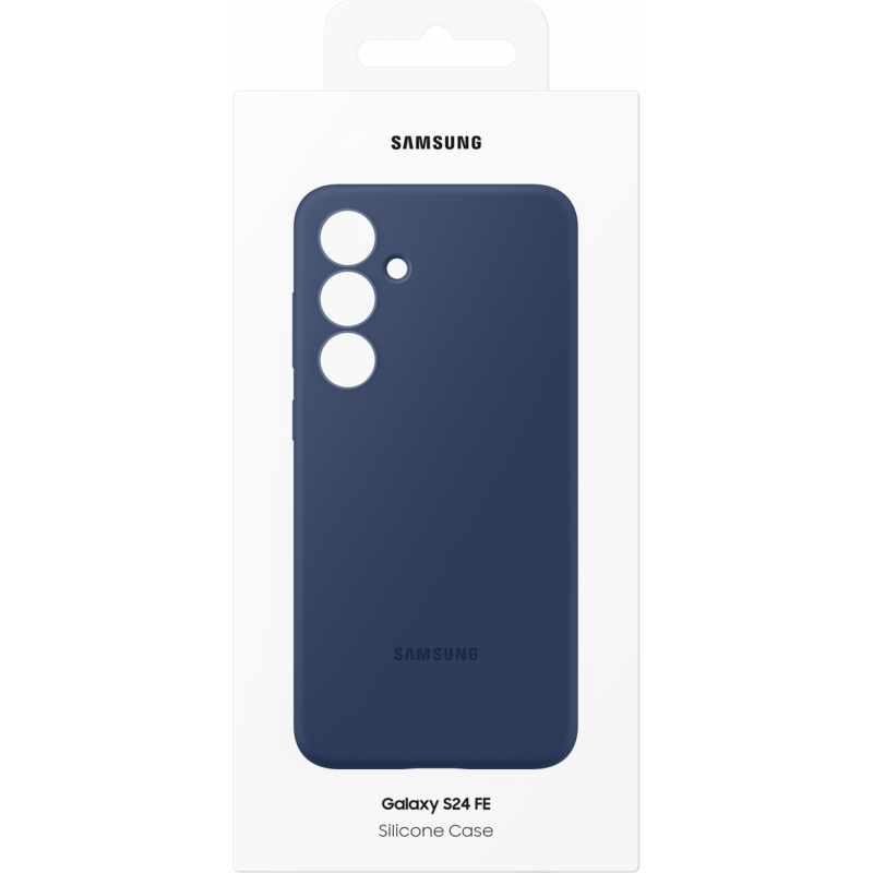 Husa pentru Samsung Galaxy S24 FE S721, Silicone Case, Albastra EF-PS721CLEGWW