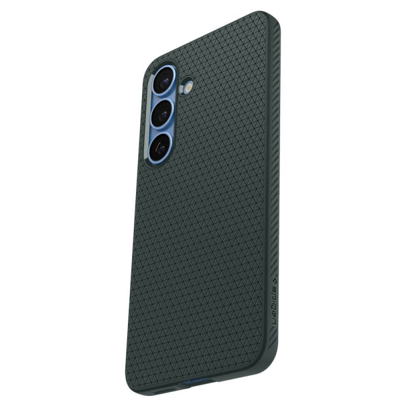 Husa pentru Samsung Galaxy S25 S931, Spigen, Liquid Air, Verde ACS09001