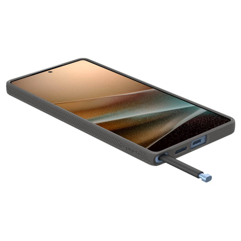 Husa pentru Samsung Galaxy S25 Ultra S938, Spigen, Liquid Air, Gri ACS08954