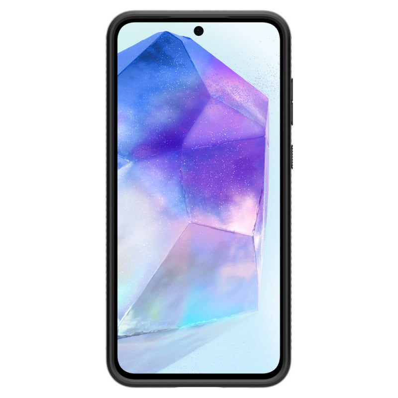 Husa pentru Samsung Galaxy A55 5G A556, Spigen, Liquid Air, Neagra ACS07526