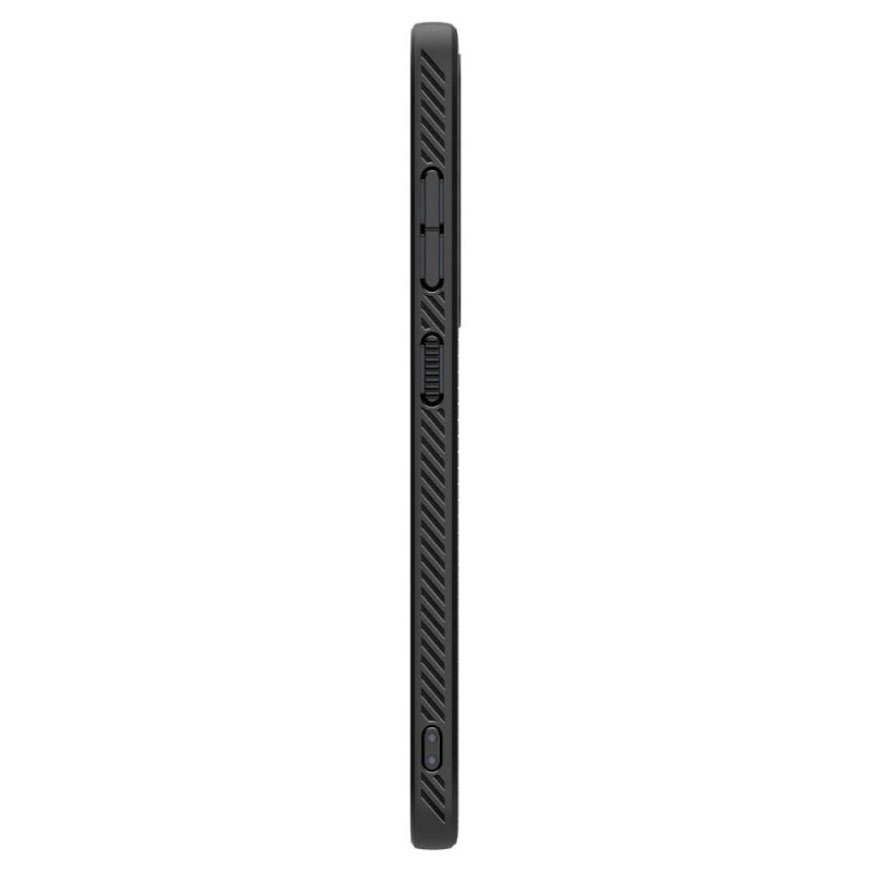 Husa pentru Samsung Galaxy S25 S931, Spigen, Liquid Air, Neagra ACS09000