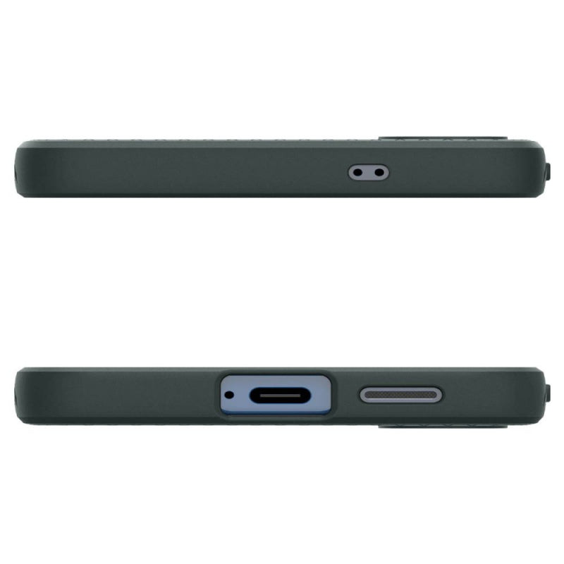 Husa pentru Samsung Galaxy S25 S931, Spigen, Liquid Air, Verde ACS09001