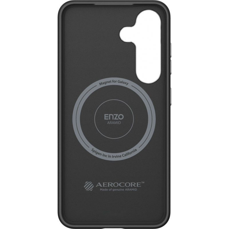 Husa pentru Samsung Galaxy S25+ S936, Spigen Enzo Aramid Magnet, Neagra GP-FPS936PGABW