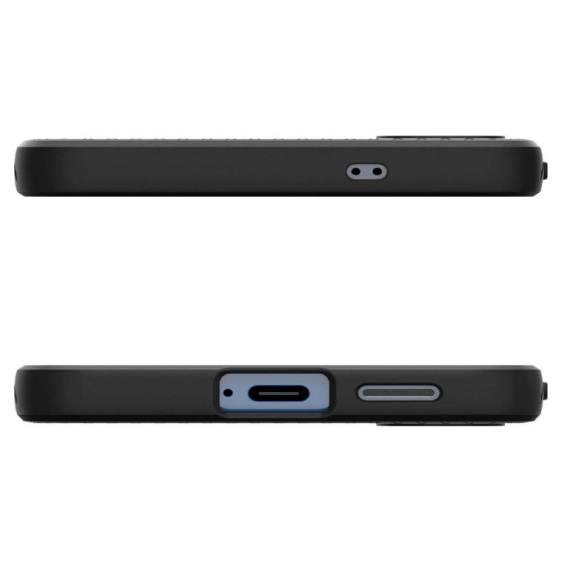 Husa pentru Samsung Galaxy S25 S931, Spigen, Liquid Air, Neagra ACS09000