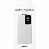 Husa pentru Samsung Galaxy S24 S921, S-View Wallet, Alba EF-ZS921CWEGWW