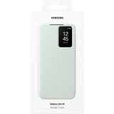 Husa pentru Samsung Galaxy S24 FE S721, S-View Wallet, Verde EF-ZS721CMEGWW