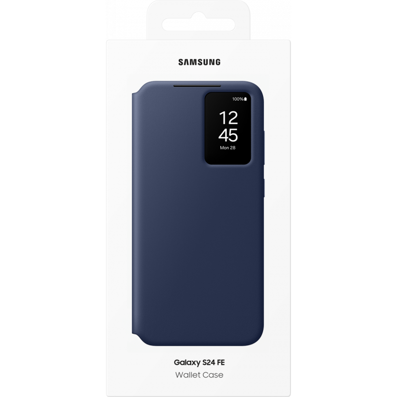 Husa pentru Samsung Galaxy S24 FE S721, S-View Wallet, Albastra EF-ZS721CLEGWW