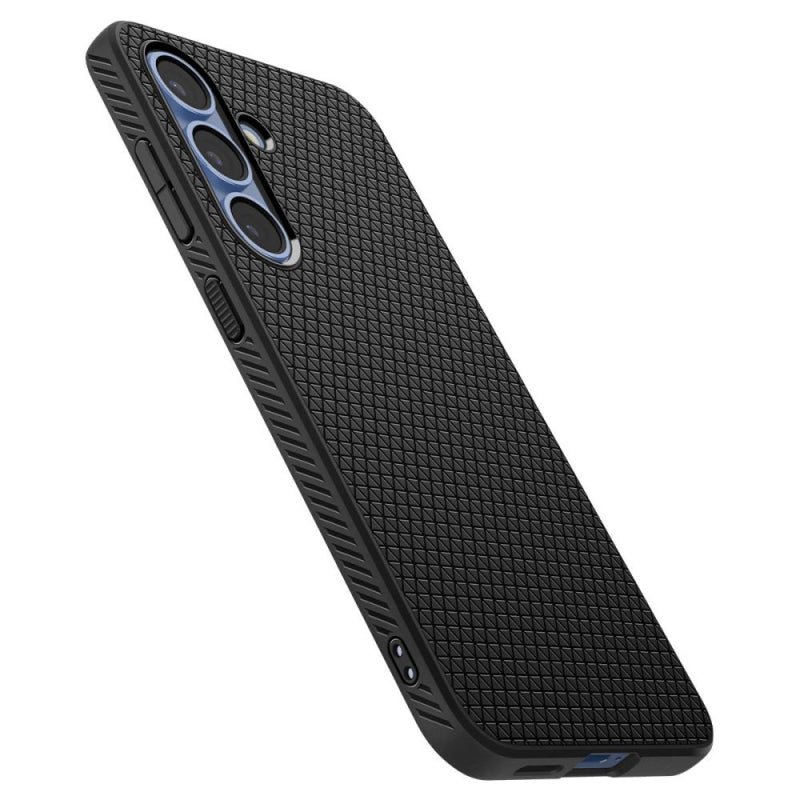 Husa pentru Samsung Galaxy S25 S931, Spigen, Liquid Air, Neagra ACS09000