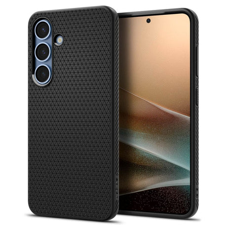 Husa pentru Samsung Galaxy S25 S931, Spigen, Liquid Air, Neagra ACS09000
