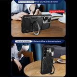 Husa pentru Samsung Galaxy A16 5G A166 / A16 4G A165, Techsuit, CamGuard Pro, Mov