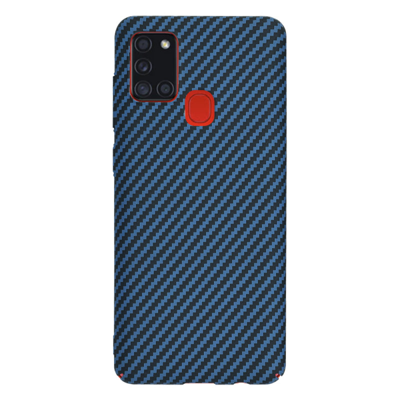 Husa pentru Samsung Galaxy A21s A217, Techsuit, Carbonite FiberShell, Turcoaz