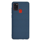 Husa pentru Samsung Galaxy A21s A217, Techsuit, Carbonite FiberShell, Turcoaz