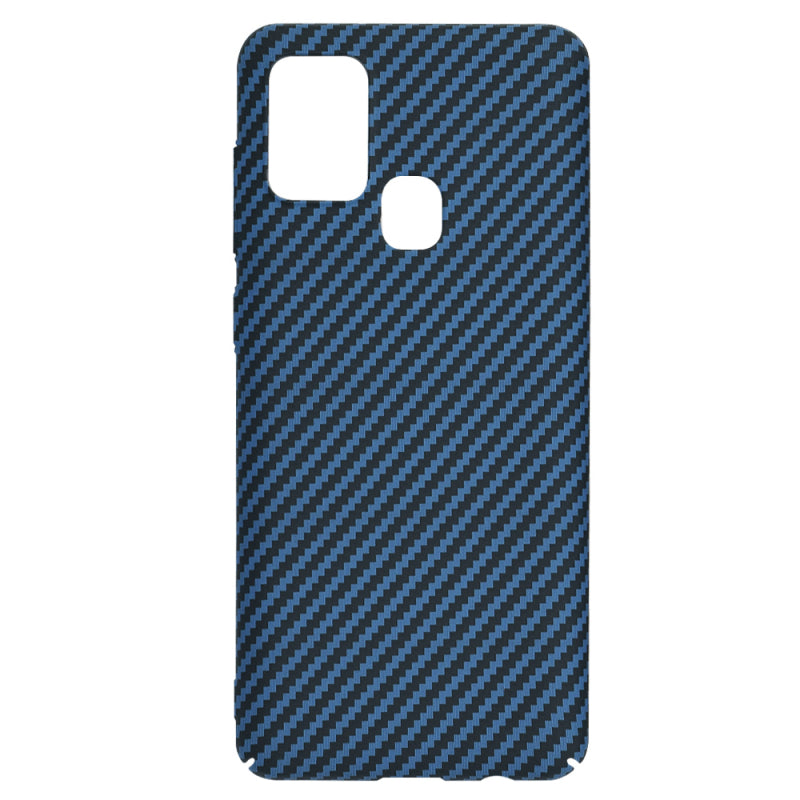 Husa pentru Samsung Galaxy A21s A217, Techsuit, Carbonite FiberShell, Turcoaz