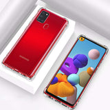 Husa pentru Samsung Galaxy A21s A217, Techsuit, Shockproof Clear, Transparenta