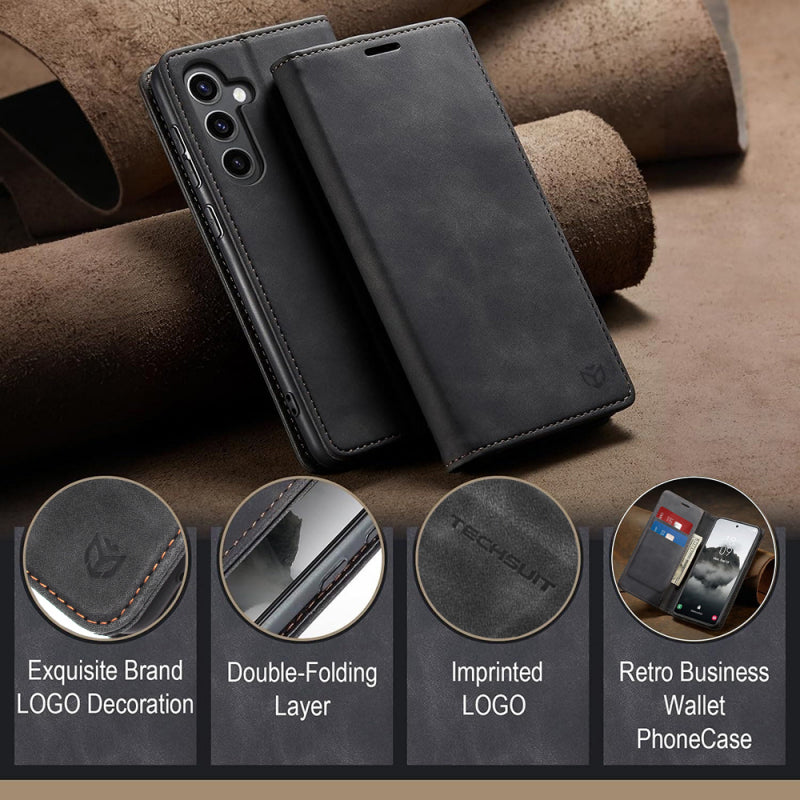 Husa pentru Samsung Galaxy A25 A256, Techsuit, Confy, Neagra