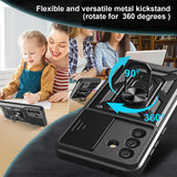 Husa pentru Samsung Galaxy A26 A266, Techsuit, CamShield, Roz
