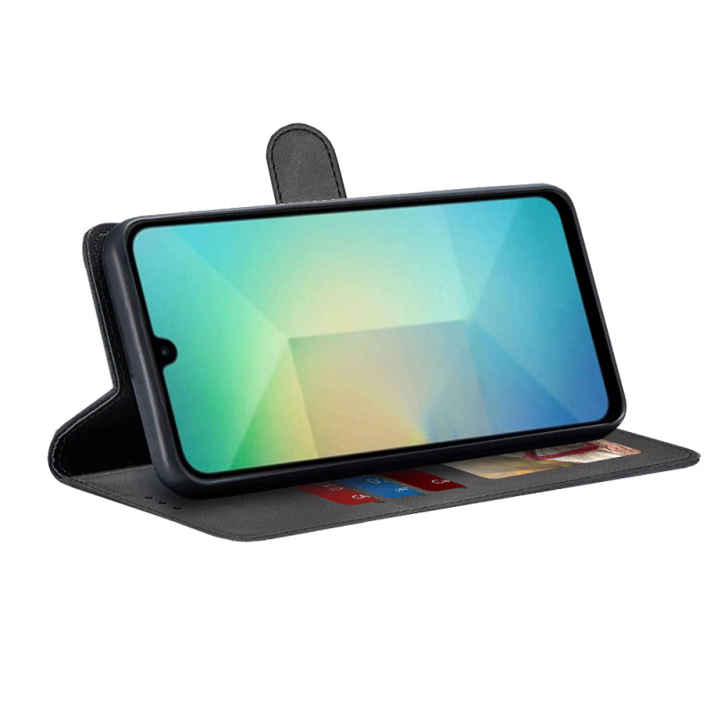 Husa pentru Samsung Galaxy A26 A266, Techsuit, Diary Book, Neagra