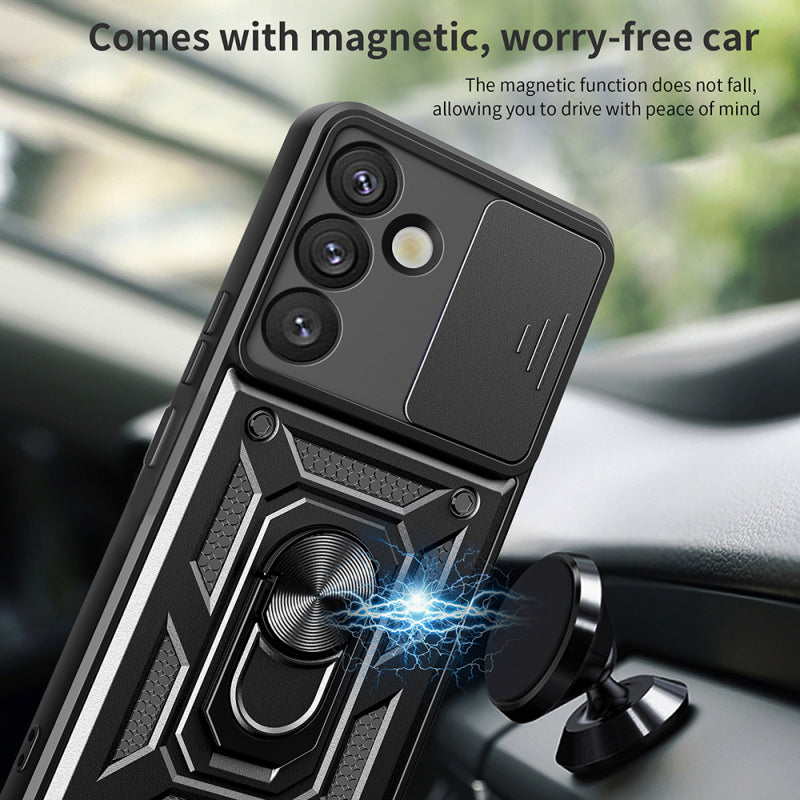 Husa pentru Samsung Galaxy A36 A366, Techsuit, CamShield, Albastra