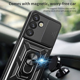 Husa pentru Samsung Galaxy A36 A366, Techsuit, CamShield, Albastra