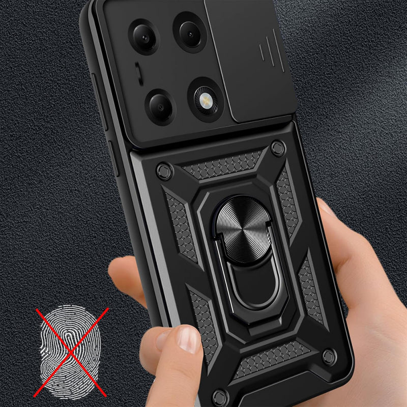 Husa pentru Samsung Galaxy A36 A366, Techsuit, CamShield, Verde