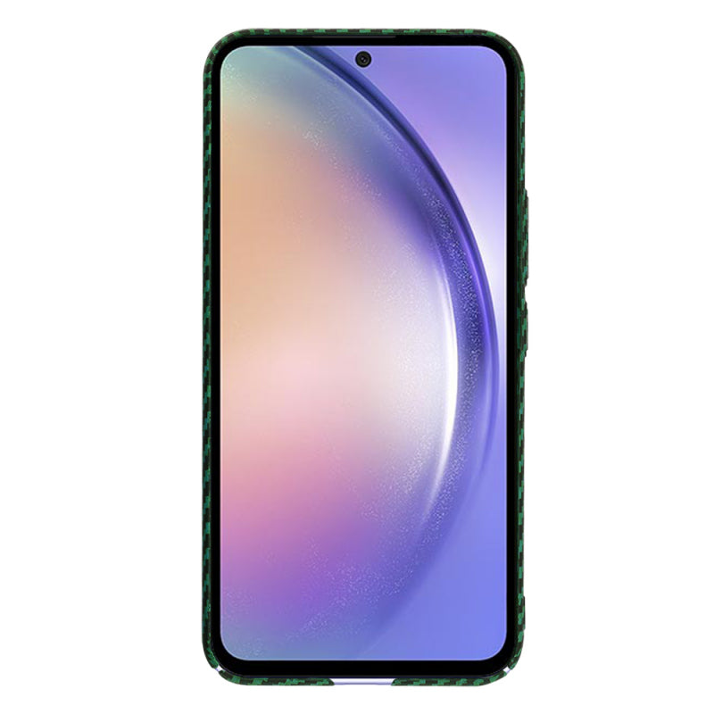 Husa pentru Samsung Galaxy A54 A546, Techsuit, Carbonite FiberShell, Verde