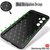 Husa pentru Samsung Galaxy A55 5G A556, Techsuit, CarbonFib