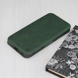 Husa pentru Samsung Galaxy A55 5G A556, Techsuit, Safe Wallet Plus, Verde