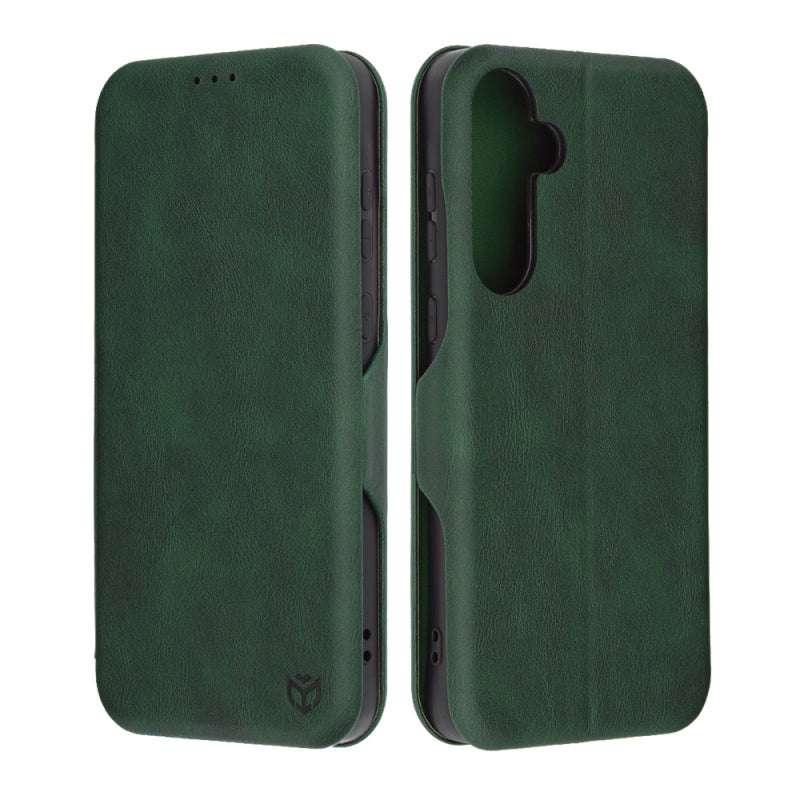 Husa pentru Samsung Galaxy A55 5G A556, Techsuit, Safe Wallet Plus, Verde