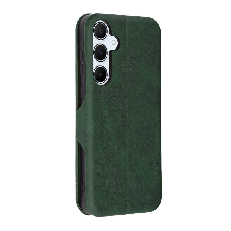Husa pentru Samsung Galaxy A55 5G A556, Techsuit, Safe Wallet Plus, Verde
