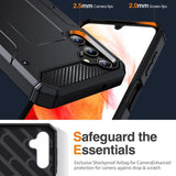 Husa pentru Samsung Galaxy A56 A566, Techsuit, Hybrid Armor, Neagra