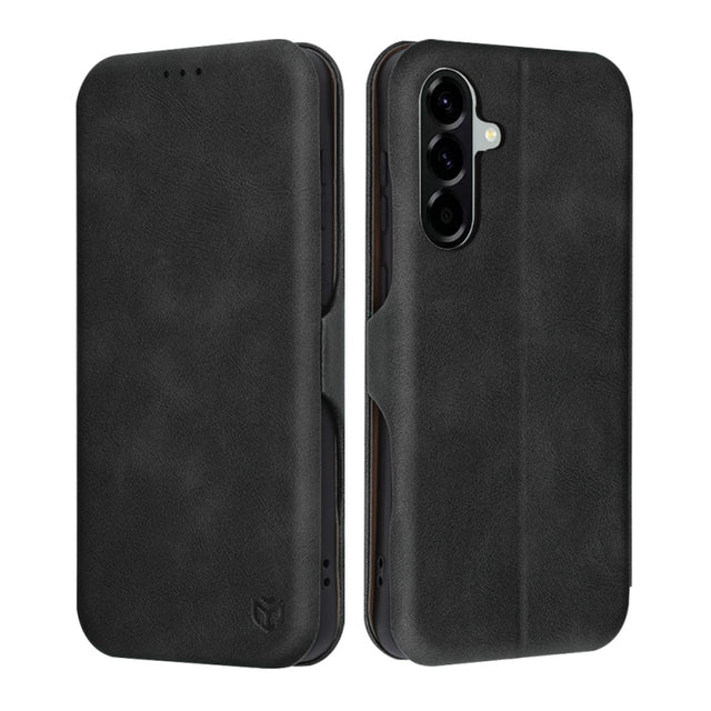 Husa pentru Samsung Galaxy A56 A566, Techsuit, Safe Wallet Plus, Neagra