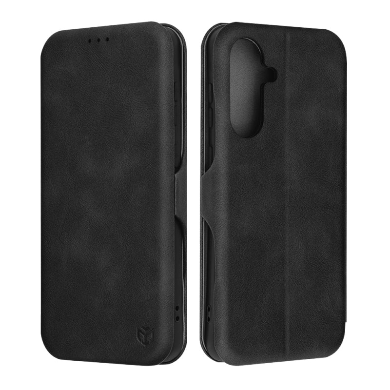 Husa pentru Samsung Galaxy A56 A566, Techsuit, Safe Wallet Plus, Neagra