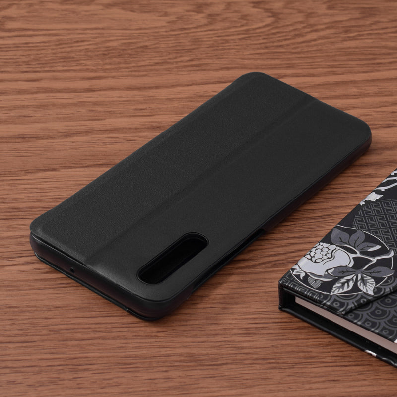 Husa pentru Samsung Galaxy A70s A707 / A70 A705, Techsuit, eFold, Neagra