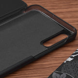 Husa pentru Samsung Galaxy A70s A707 / A70 A705, Techsuit, eFold, Neagra