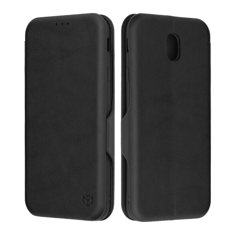 Husa pentru Samsung Galaxy J7 (2017) J730, Techsuit, Safe Wallet Plus, Neagra