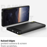 Husa pentru Samsung Galaxy Note 20 5G N981 / Note 20 N980, Techsuit, Carbon, Neagra