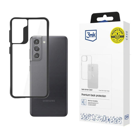 Husa pentru Samsung Galaxy S21 5G G991, 3MK, Satin Armor Case+