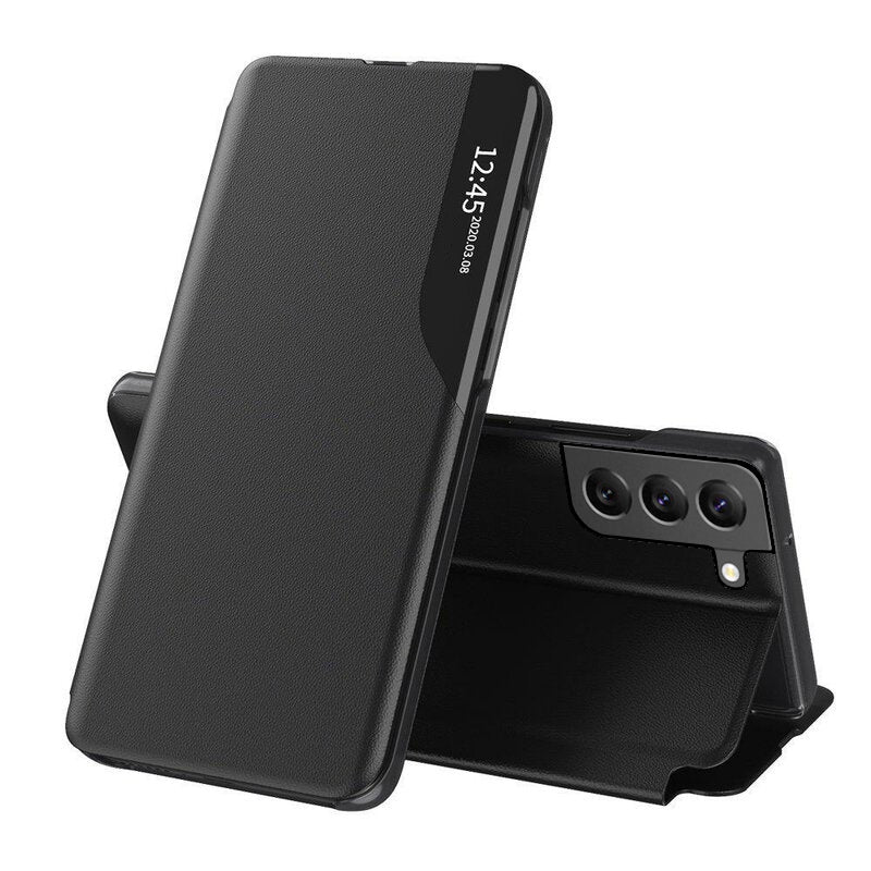 Husa pentru Samsung Galaxy S22 5G S901, Techsuit, eFold, Neagra