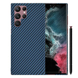 Husa pentru Samsung Galaxy S22 Ultra 5G S908, Techsuit, Carbonite FiberShell, Turcoaz