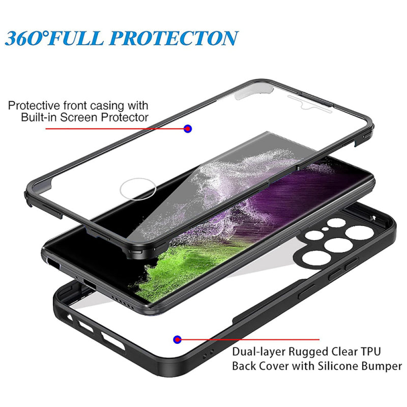 Husa pentru Samsung Galaxy S22 Ultra 5G S908, Techsuit, ColorVerse 360