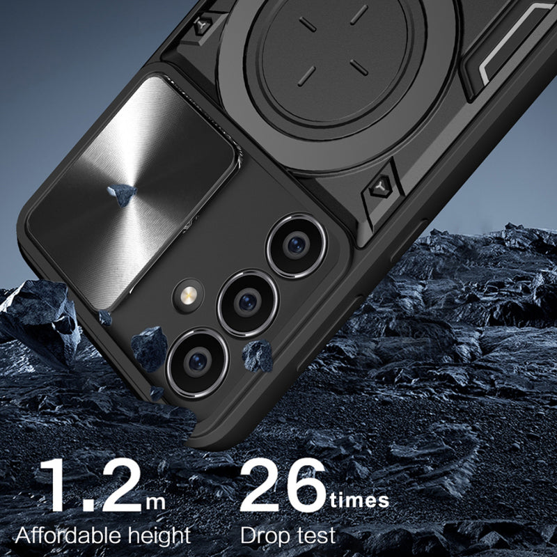 Husa pentru Samsung Galaxy S23 FE S711, Techsuit, CamGuard Pro, Mov