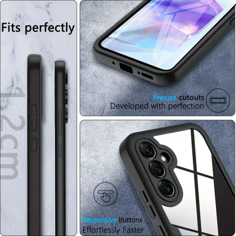 Husa pentru Samsung Galaxy S23 FE S711, Techsuit, ColorVerse 360, Albastra