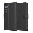 Husa pentru Samsung Galaxy S23 FE S711, Techsuit, Leather Folio, Neagra