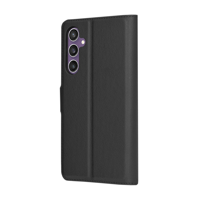 Husa pentru Samsung Galaxy S23 FE S711, Techsuit, Leather Folio, Neagra