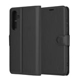 Husa pentru Samsung Galaxy S23 FE S711, Techsuit, Leather Folio, Neagra