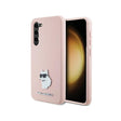 Husa pentru Samsung Galaxy S23+ S916, Karl Lagerfeld, Silicone Choupette Metal