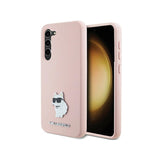 Husa pentru Samsung Galaxy S23+ S916, Karl Lagerfeld, Silicone Choupette Metal