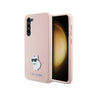 Husa pentru Samsung Galaxy S23+ S916, Karl Lagerfeld, Silicone Choupette Metal
