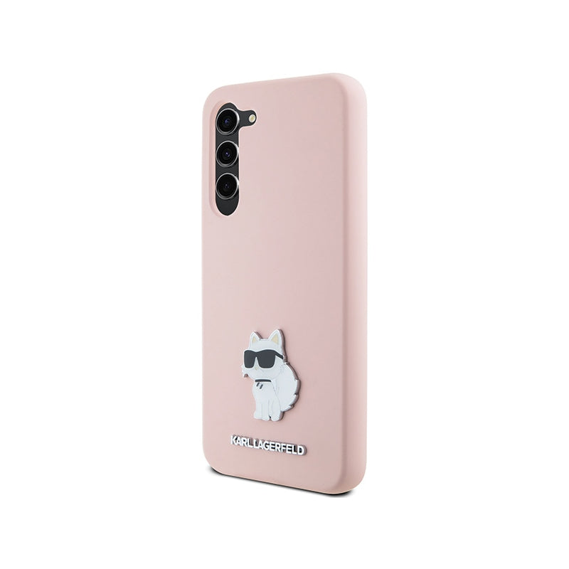 Husa pentru Samsung Galaxy S23+ S916, Karl Lagerfeld, Silicone Choupette Metal